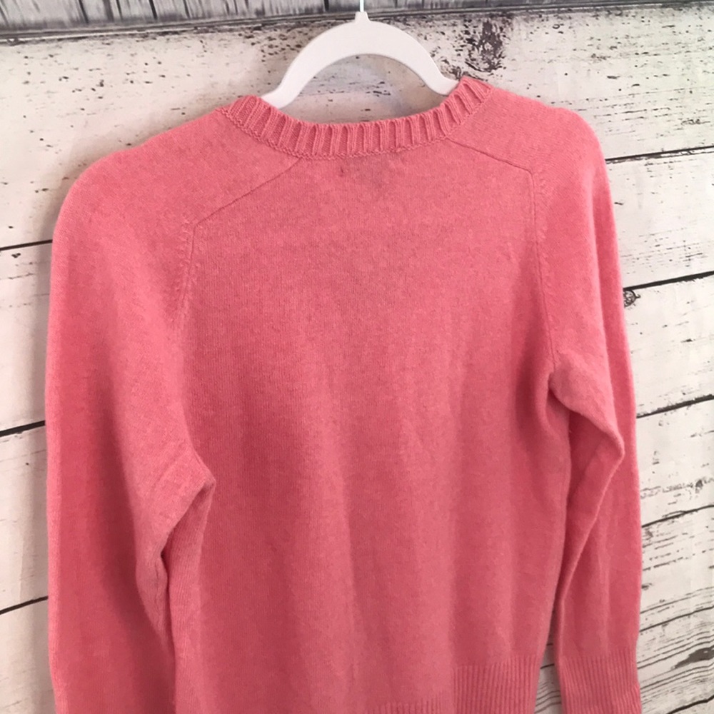 J Crew Cashmere Dream Pink Sweater Small View 6